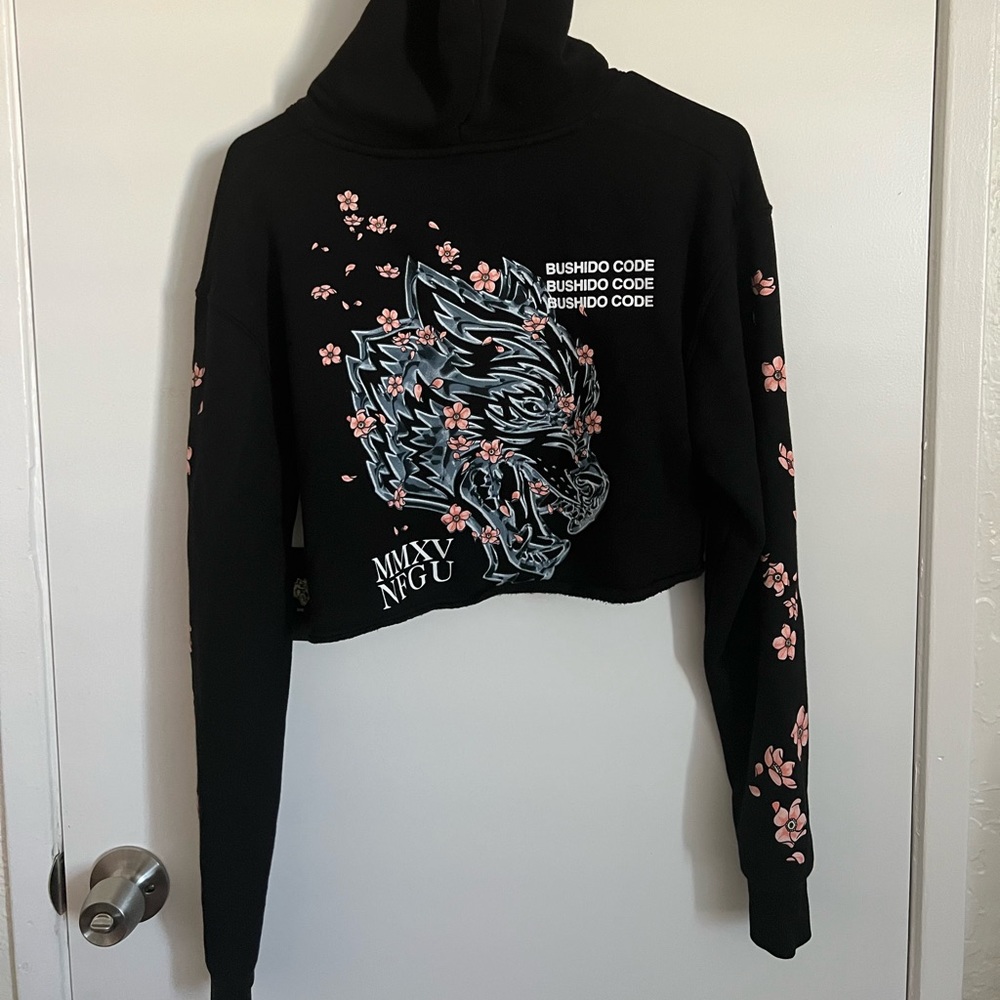 Darc Sport Through The Cherry Blossoms “Pierce” Cropped Hoodie